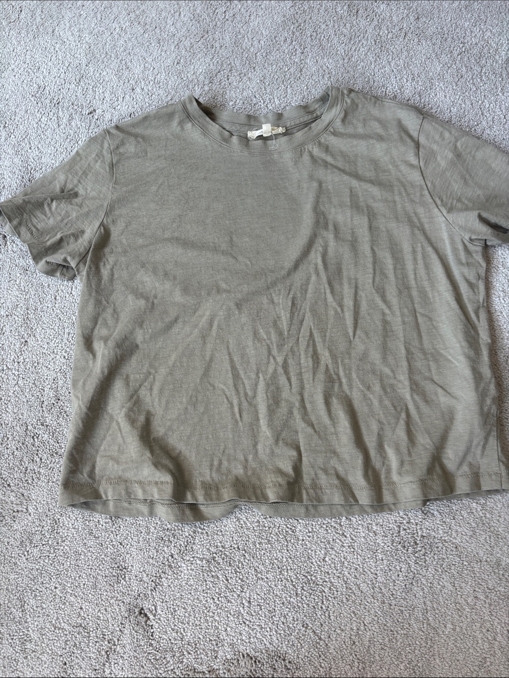 Madewell Relaxed Crew Tee in Olive - Picture 1 of 3